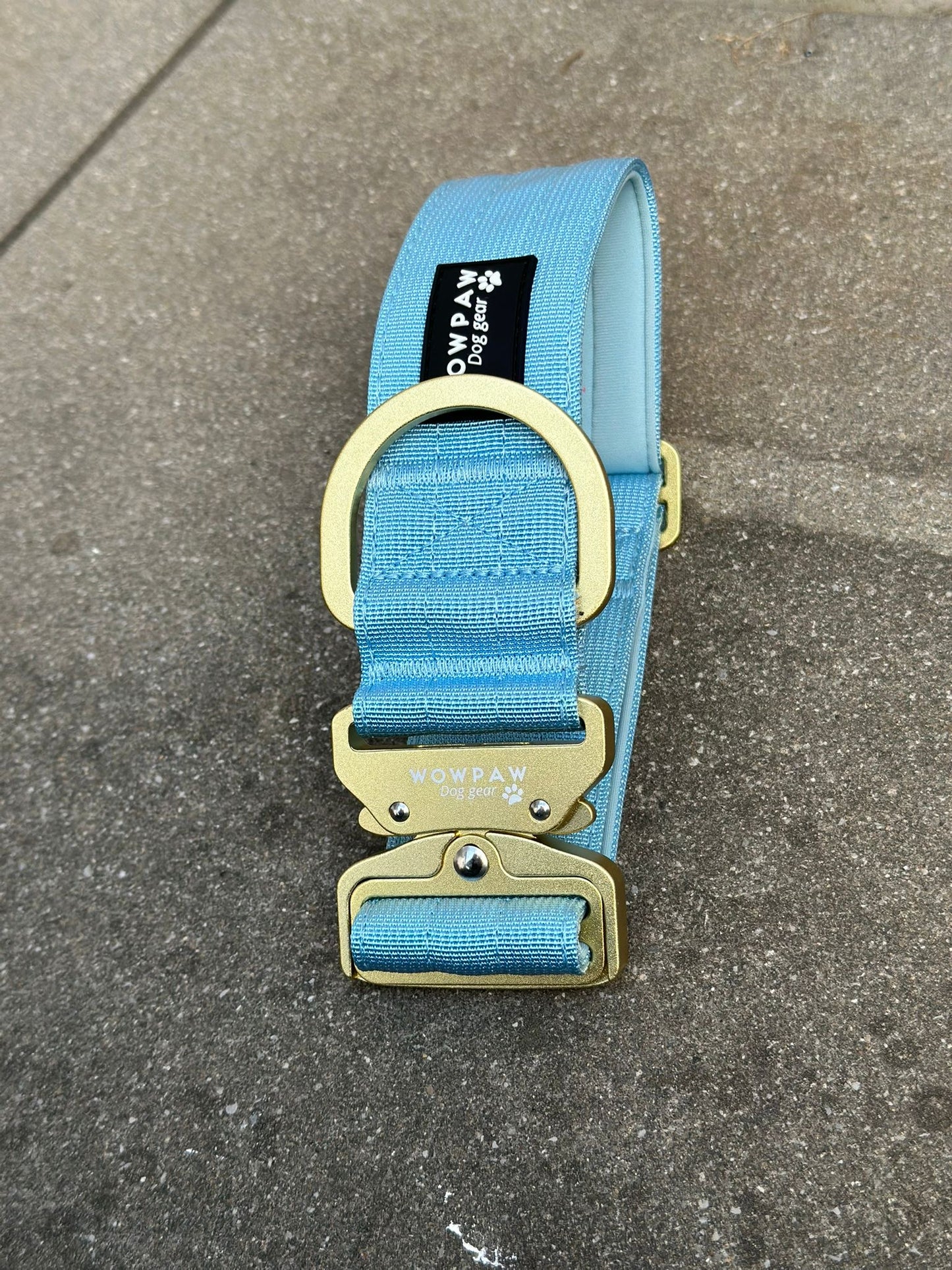 Obroża taktyczna dla psa ULTRA LIGHT Sky Blue Edition M