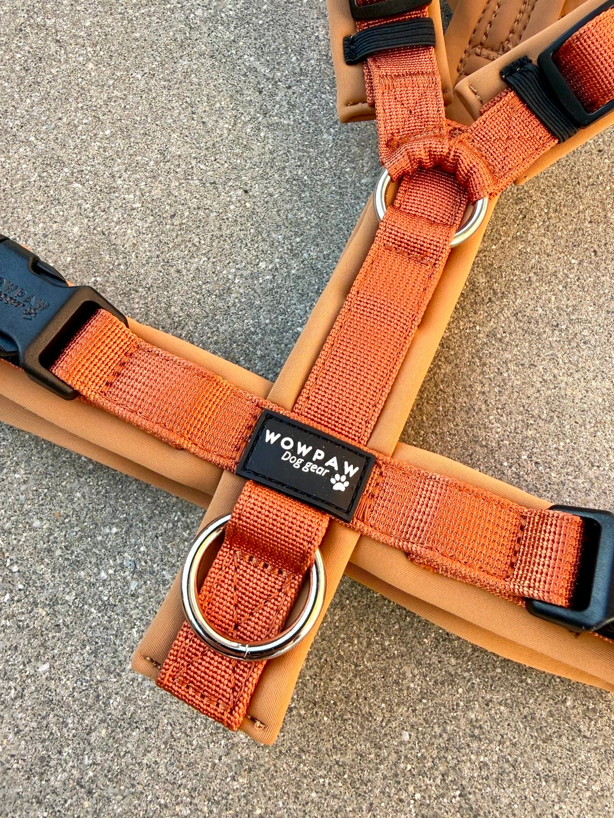 Wysokiej jakości szelki dla psa M Beżowe 