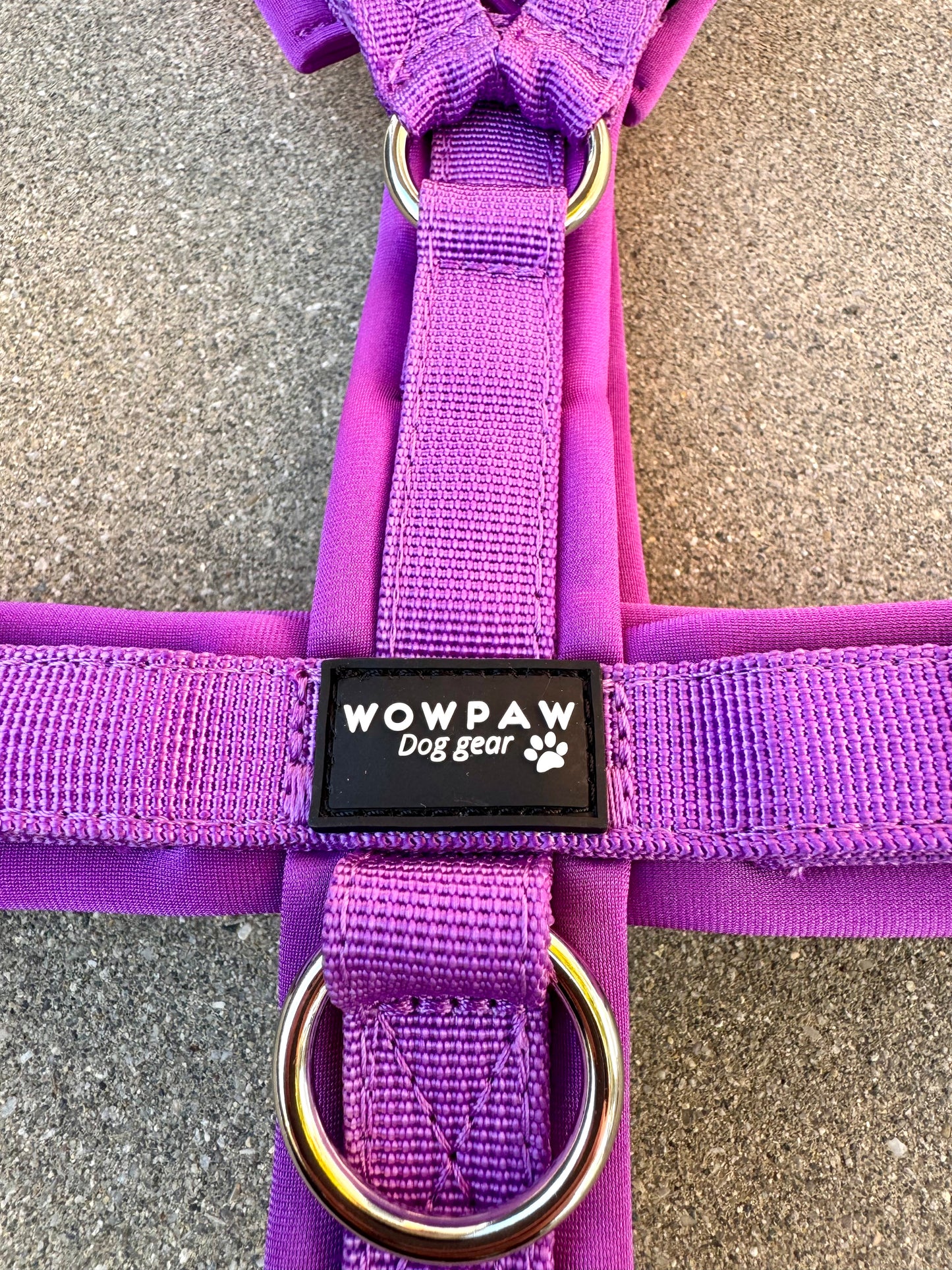 Hochwertiges Hundegeschirr FLOW Dunkellila Edition