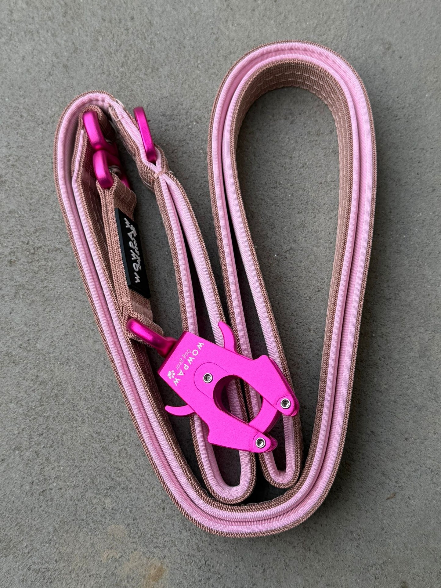 Smycz taktyczna dla psa ULTRA LIGHT Sky Blue Edition, długość 1,8m