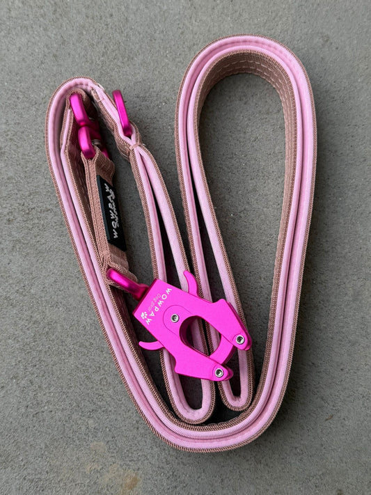 Smycz taktyczna dla psa ULTRA LIGHT Sky Blue Edition, długość 1,8m