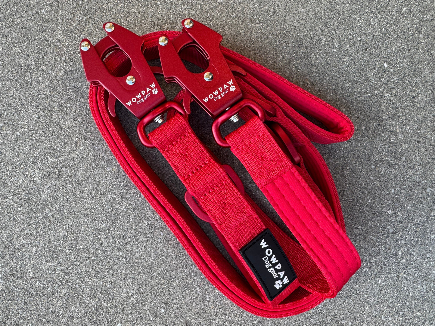 Smycz taktyczna dla psa ULTRA LIGHT Sky Blue Edition, długość 2m regulowana