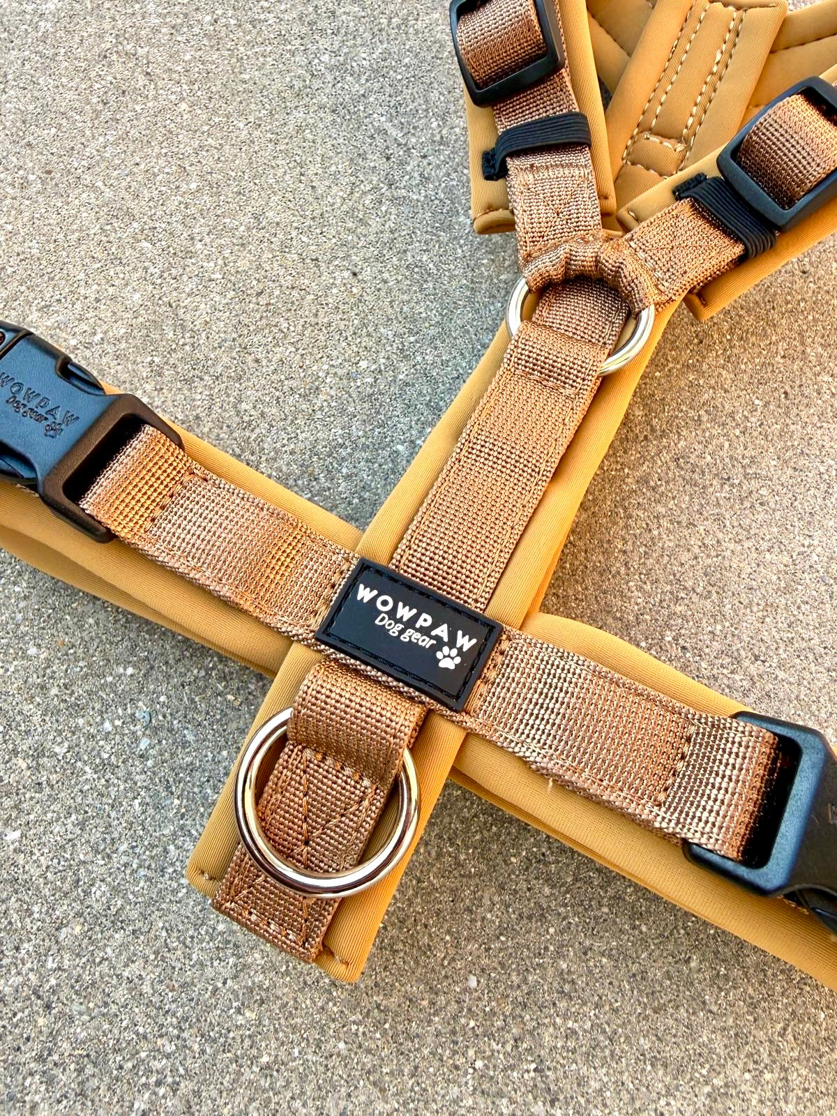 Wysokiej jakości szelki dla psa M Beżowe 