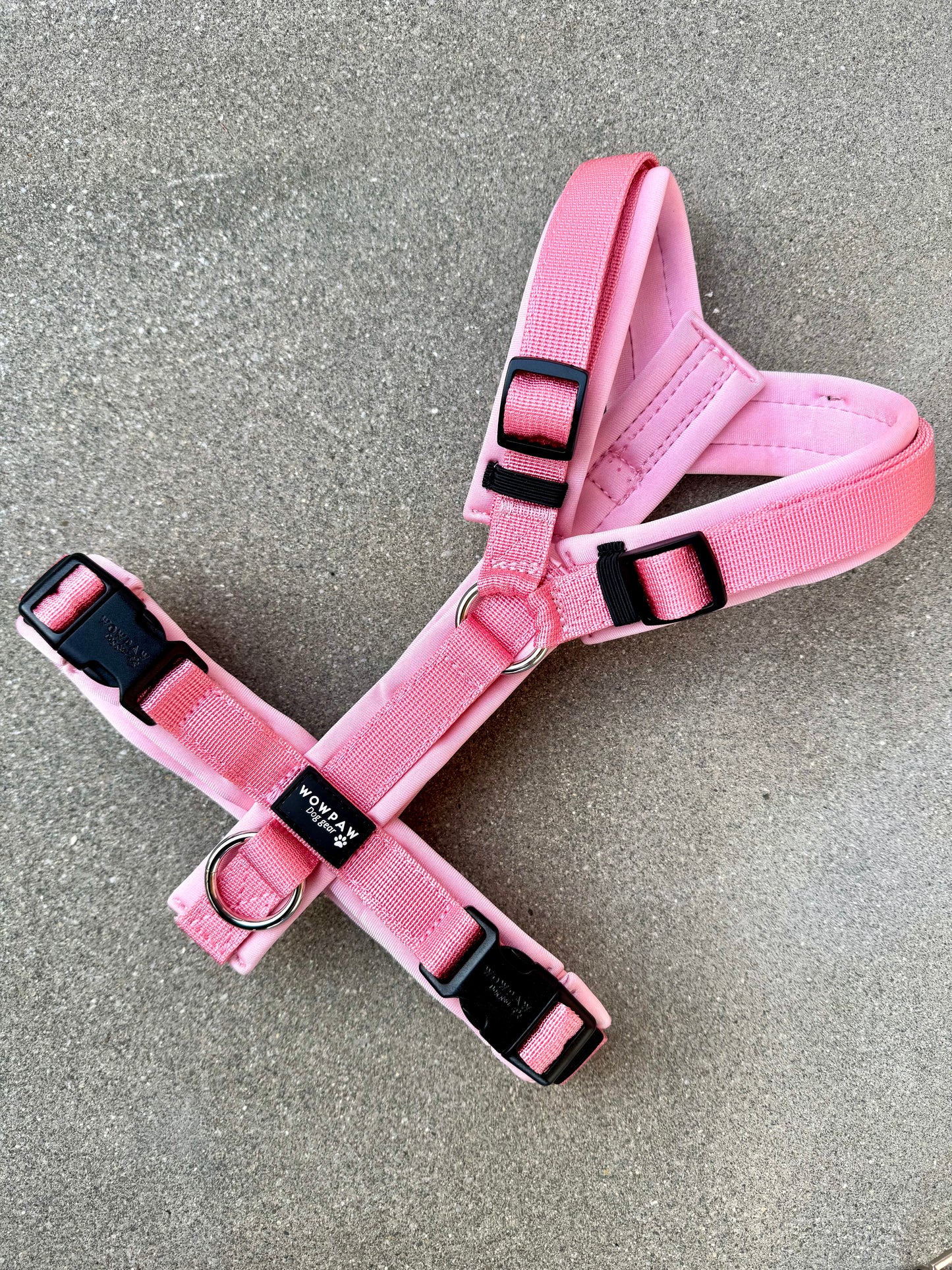 Hochwertiges Hundegeschirr FLOW Rosa Edition