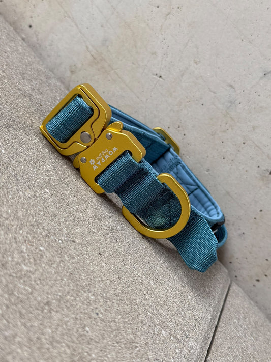 Wysokiej jakości taktyczna obroża dla psa XS 2,5cm, edycja liliowa