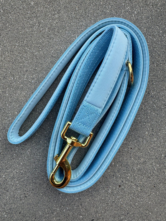Podstawowa smycz dla psa Sky Blue-złota Edition 1,8m