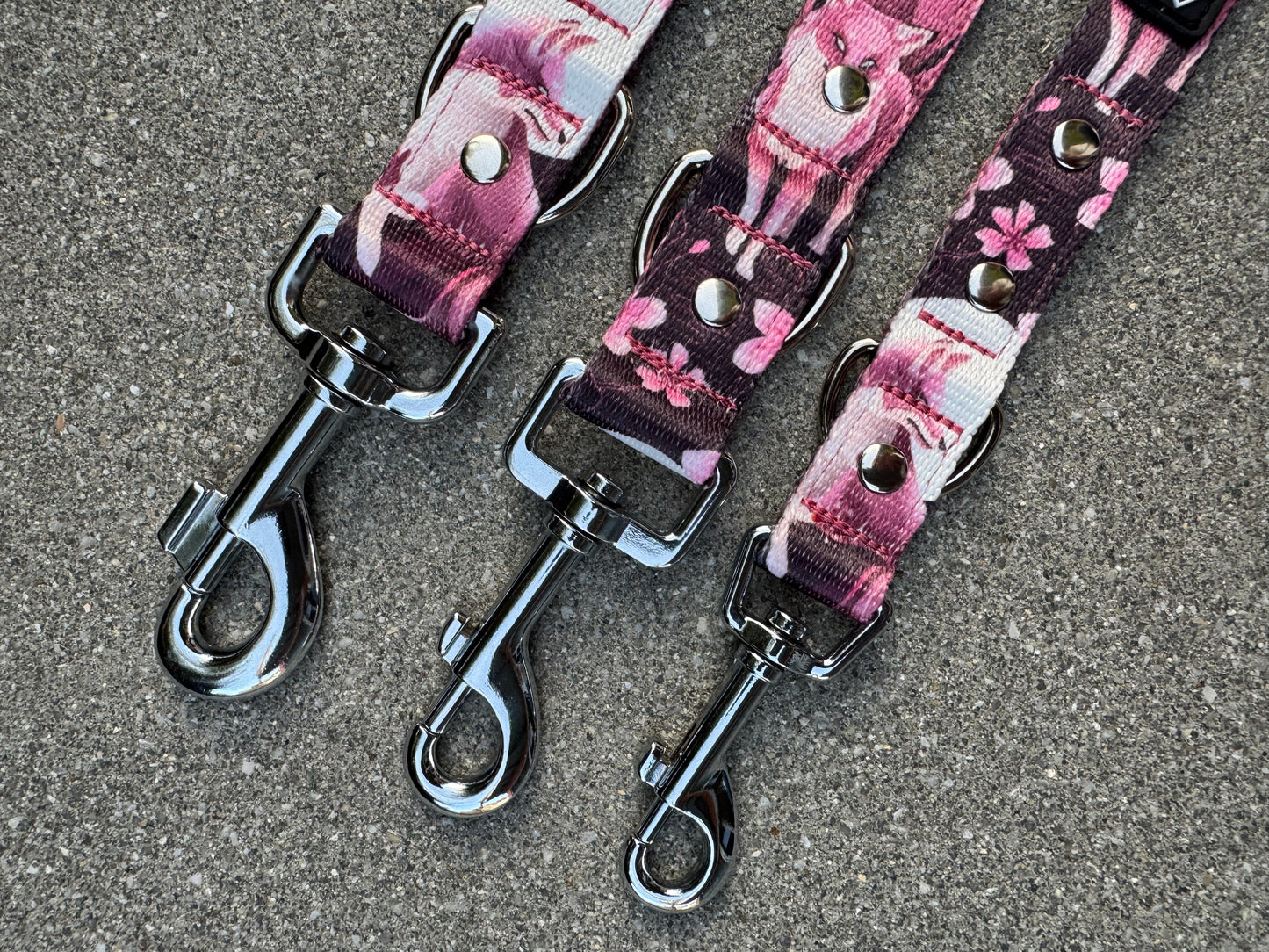 KETTU verstellbare Hundeleine Violet Kitsune