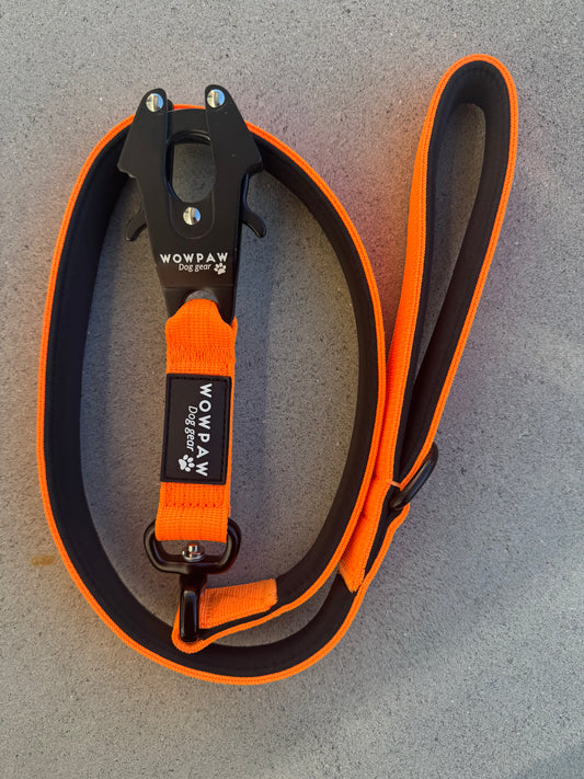 Smycz taktyczna dla psa ULTRA LIGHT turkusowa, długość 1,2m XS