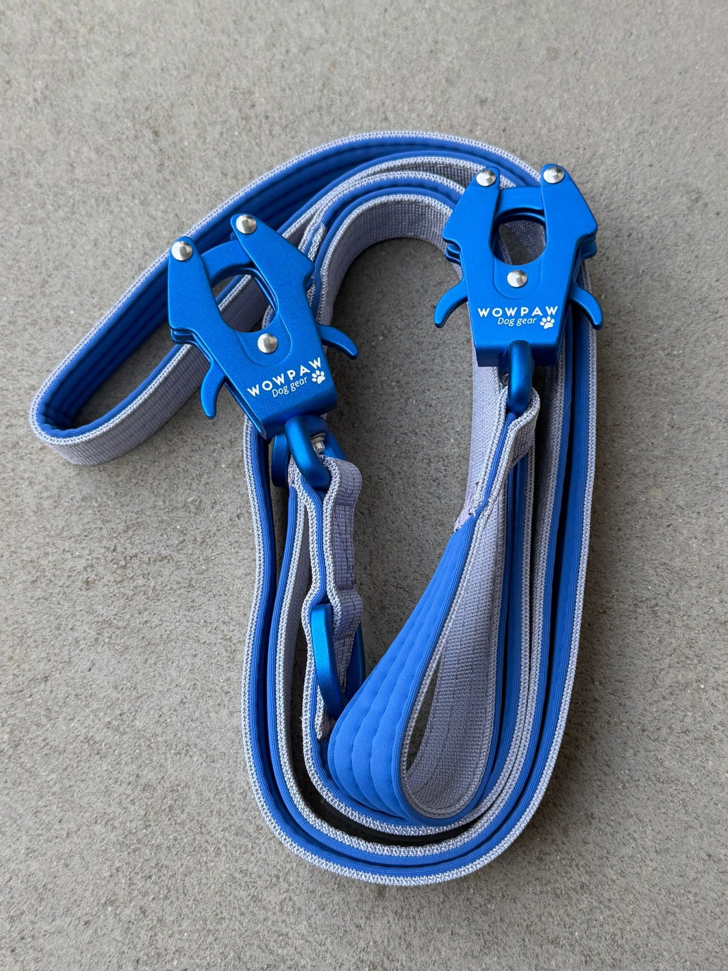 Taktische Hundeleine ULTRA LIGHT Grey Edition, Länge 2m verstellbar