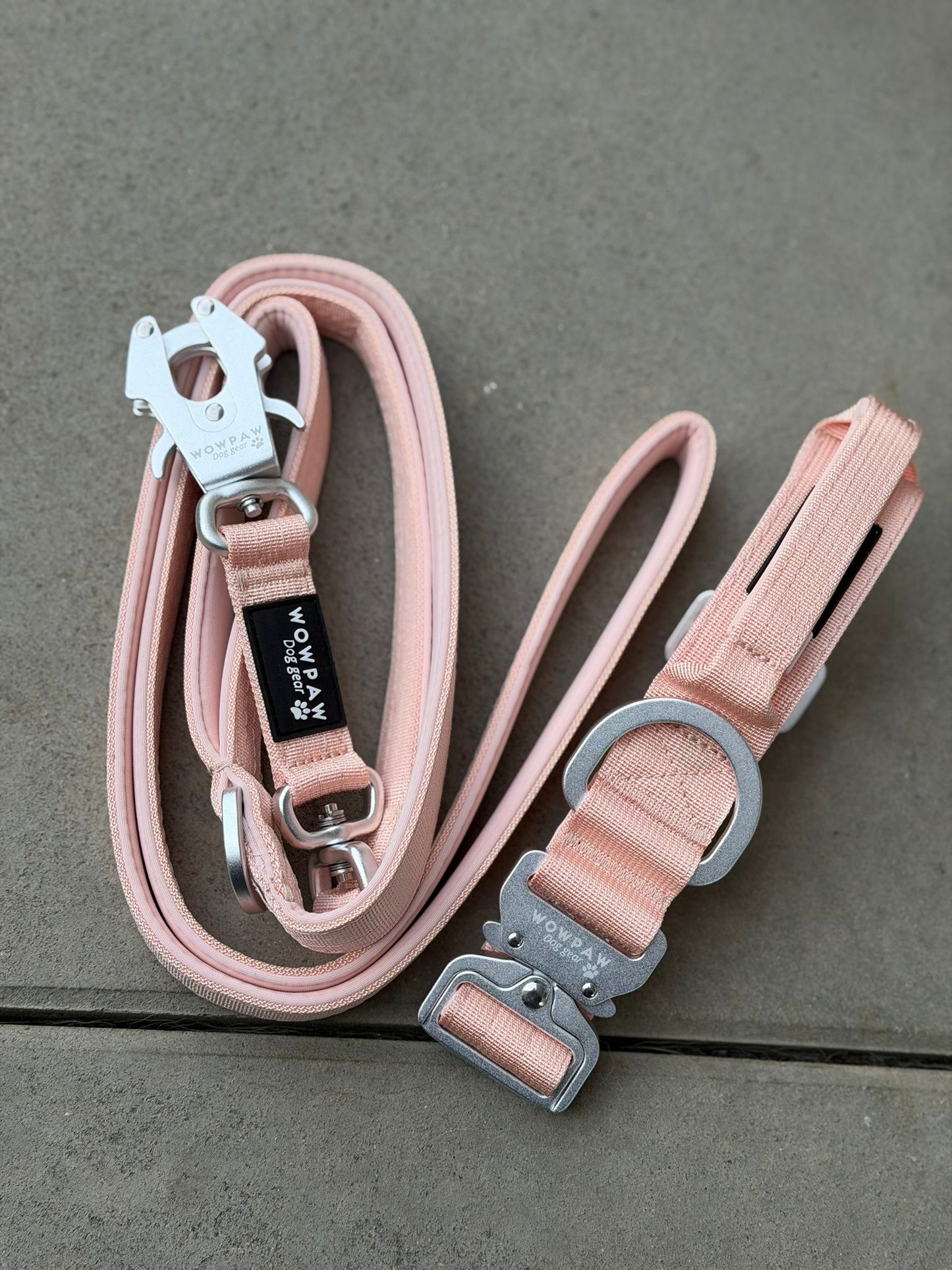 Smycz taktyczna dla psa ULTRA LIGHT Sky Blue Edition, długość 1,8m