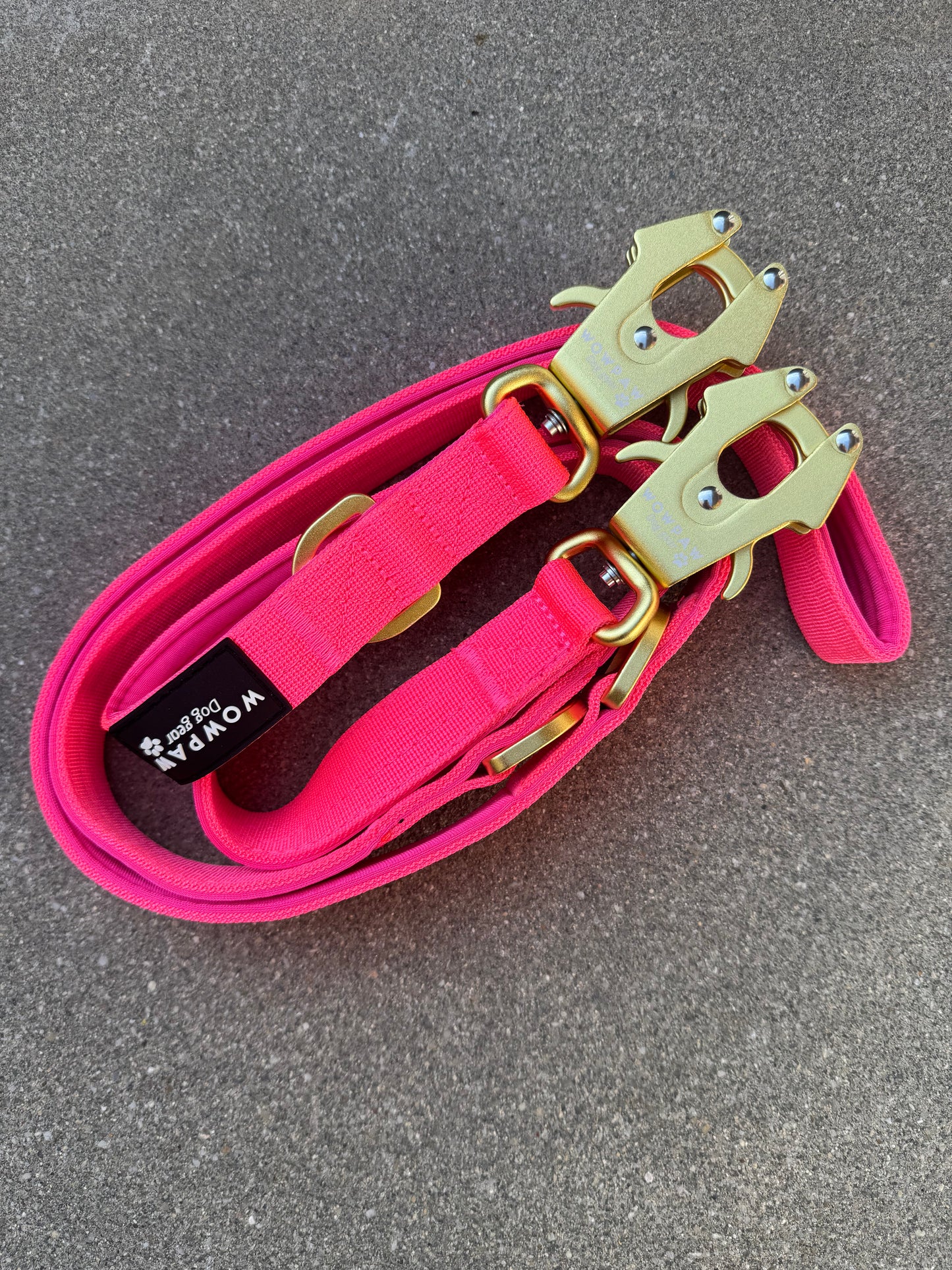 Smycz taktyczna dla psa ULTRA LIGHT Sky Blue Edition, długość 2m regulowana