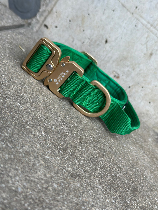 Collare per cani tattico di alta qualità 2,5 cm rosa fluo taglia XS