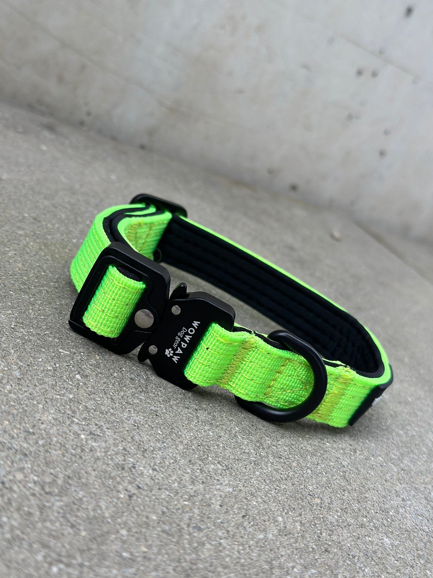 Obroża taktyczna dla psa ULTRA LIGHT Neon Green XXS