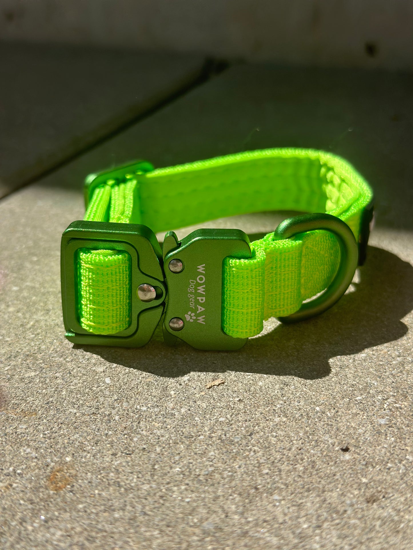 Obroża taktyczna dla psa ULTRA LIGHT Neon Green Edition XXS