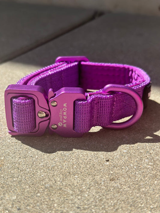 Obroża taktyczna dla psa ULTRA LIGHT Dark Purple Edition XXS