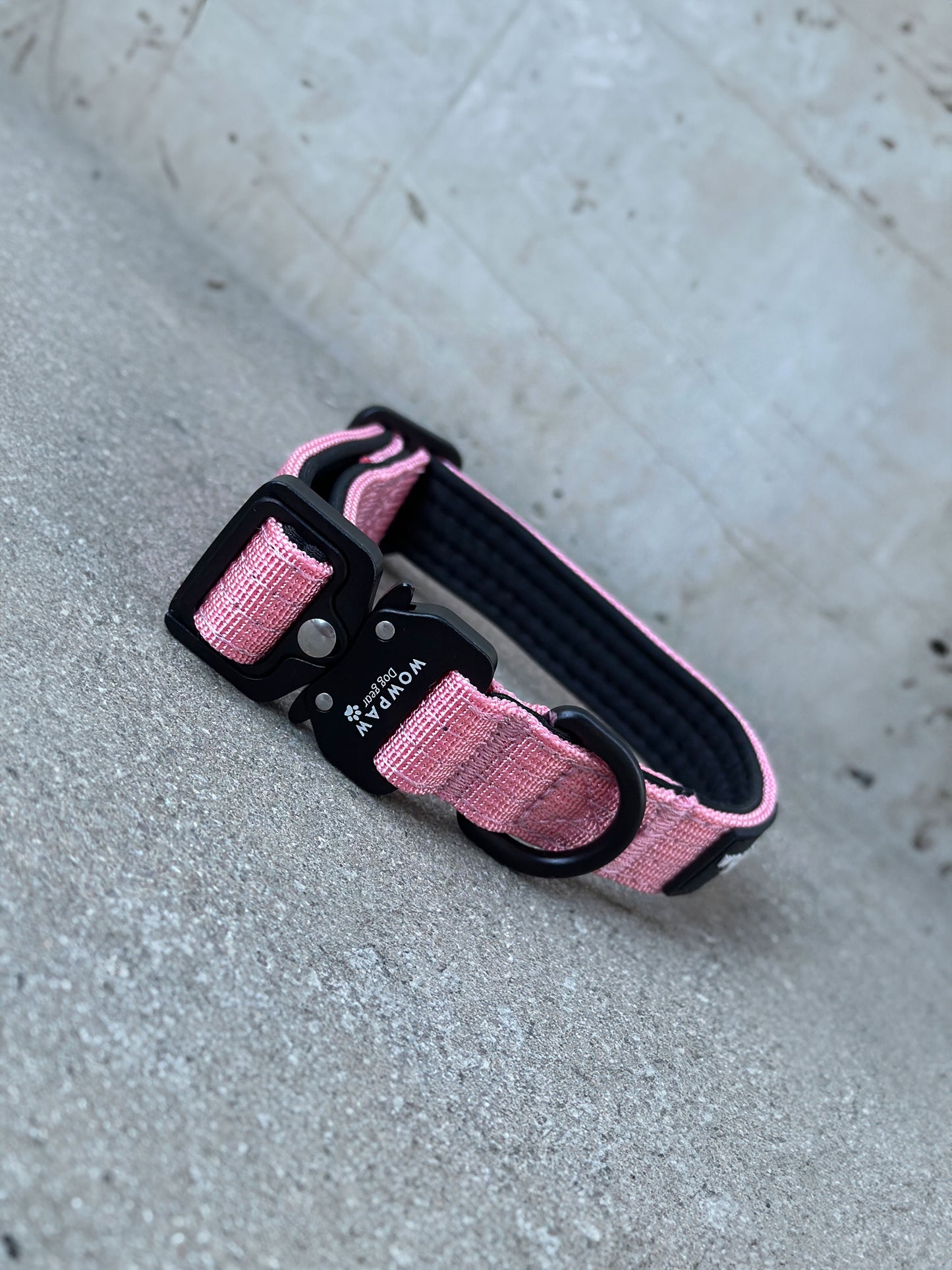 Obroża taktyczna dla psa ULTRA LIGHT Pink XXS