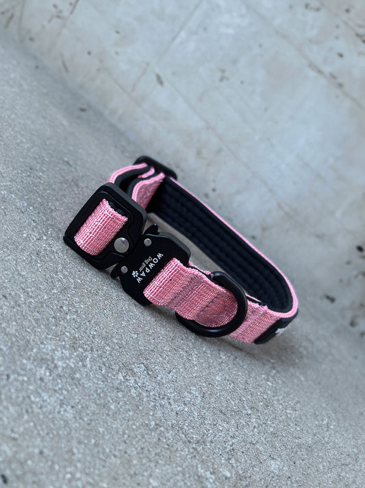 Obroża taktyczna dla psa ULTRA LIGHT Pink XXS