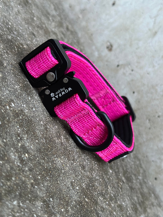 Obroża taktyczna dla psa ULTRA LIGHT Magenta XS