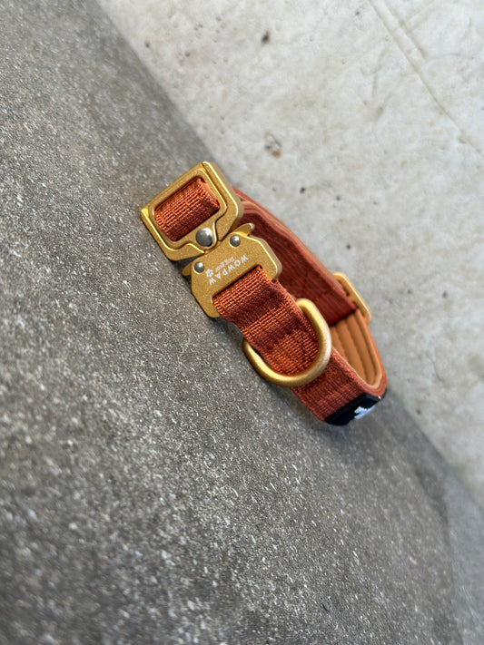 Taktisches Hundehalsband ULTRA LIGHT Kupfer Edition XS