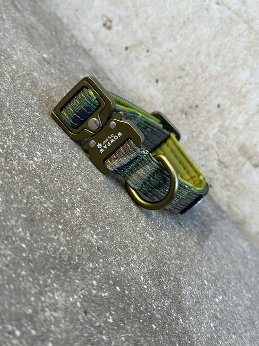 Taktisches Hundehalsband ULTRA LIGHT Army Green Camouflage Edition XXS