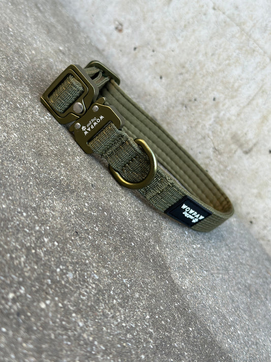 Taktisches Hundehalsband ULTRA LIGHT Army Green Edition XS