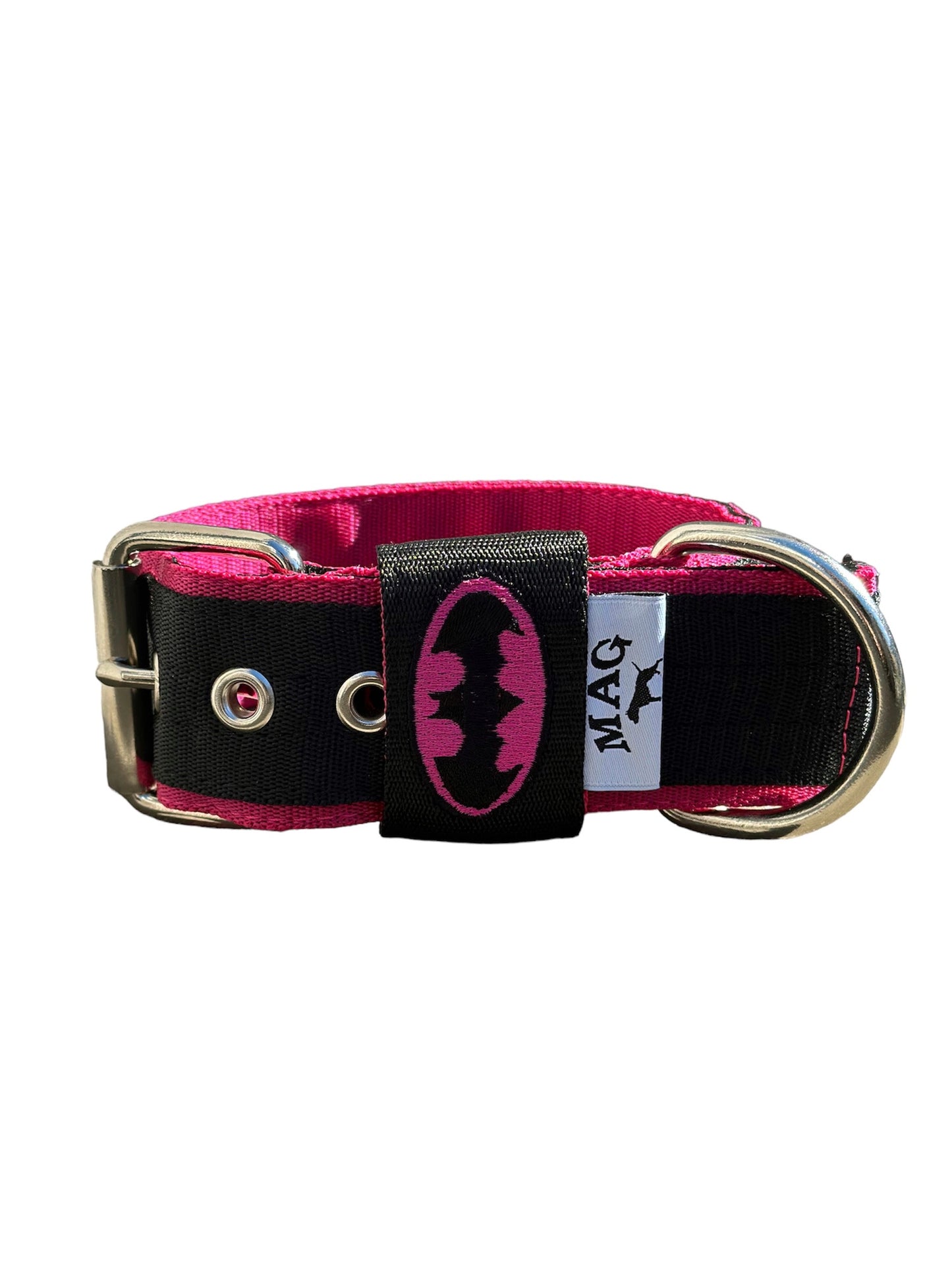 Obroża dla psa MAG Web B-Man Pink
