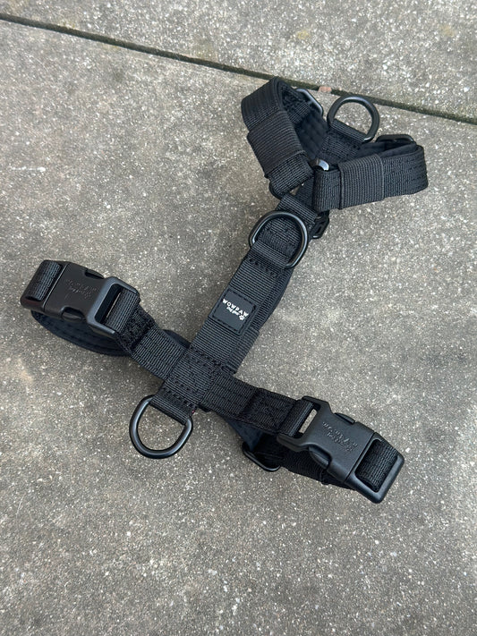 Wysokiej jakości szelki dla psa XXS Czarne 