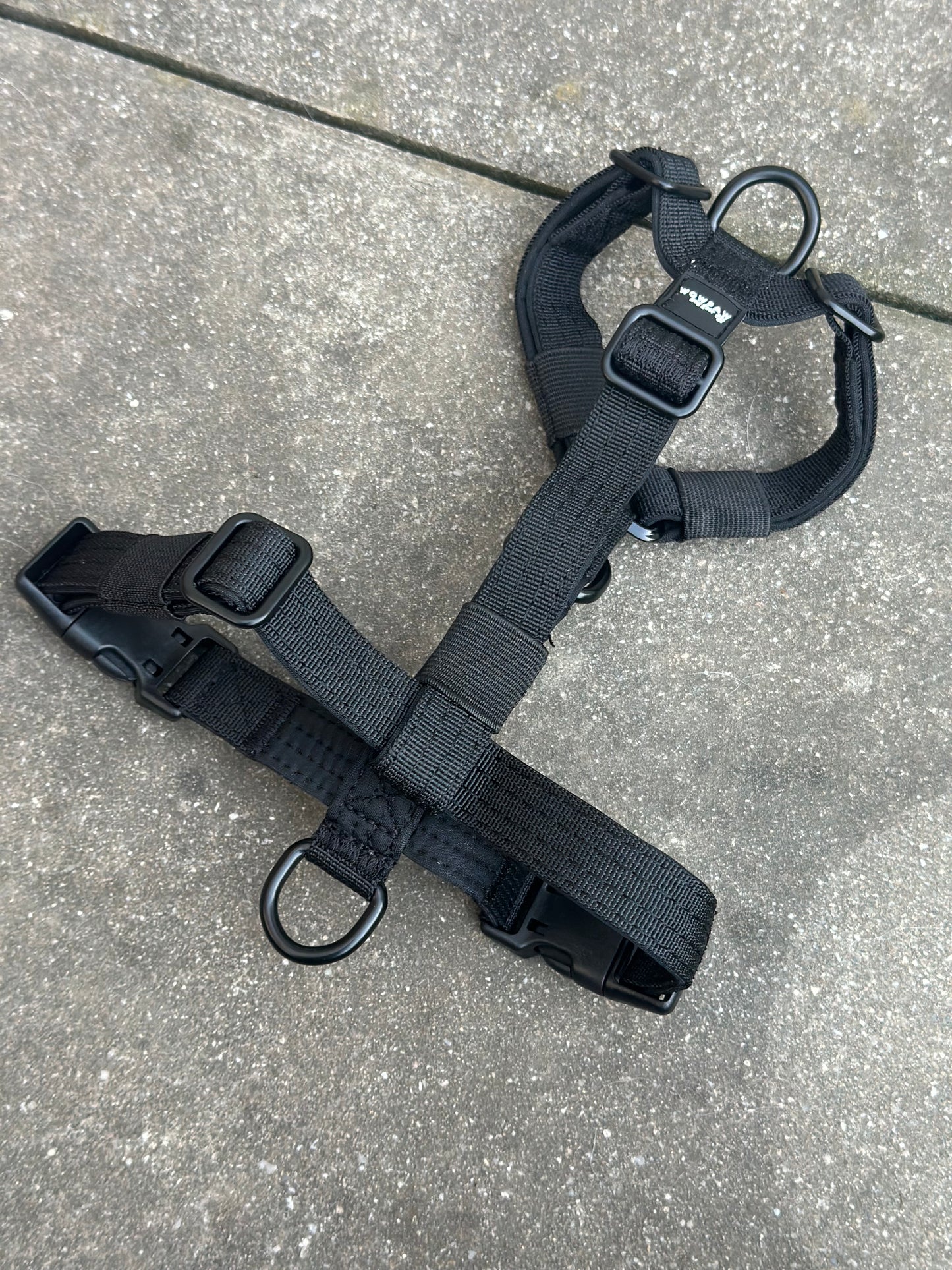 Wysokiej jakości szelki dla psa XXS Czarne 