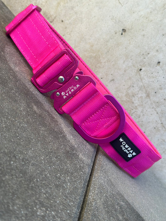 Obroża dla psa LED ULTRA LIGHT Magenta Edition rozmiar M 