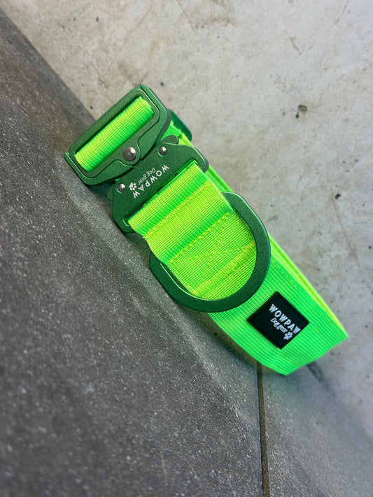 Obroża dla psa LED ULTRA LIGHT Neon Green Edition rozmiar M 