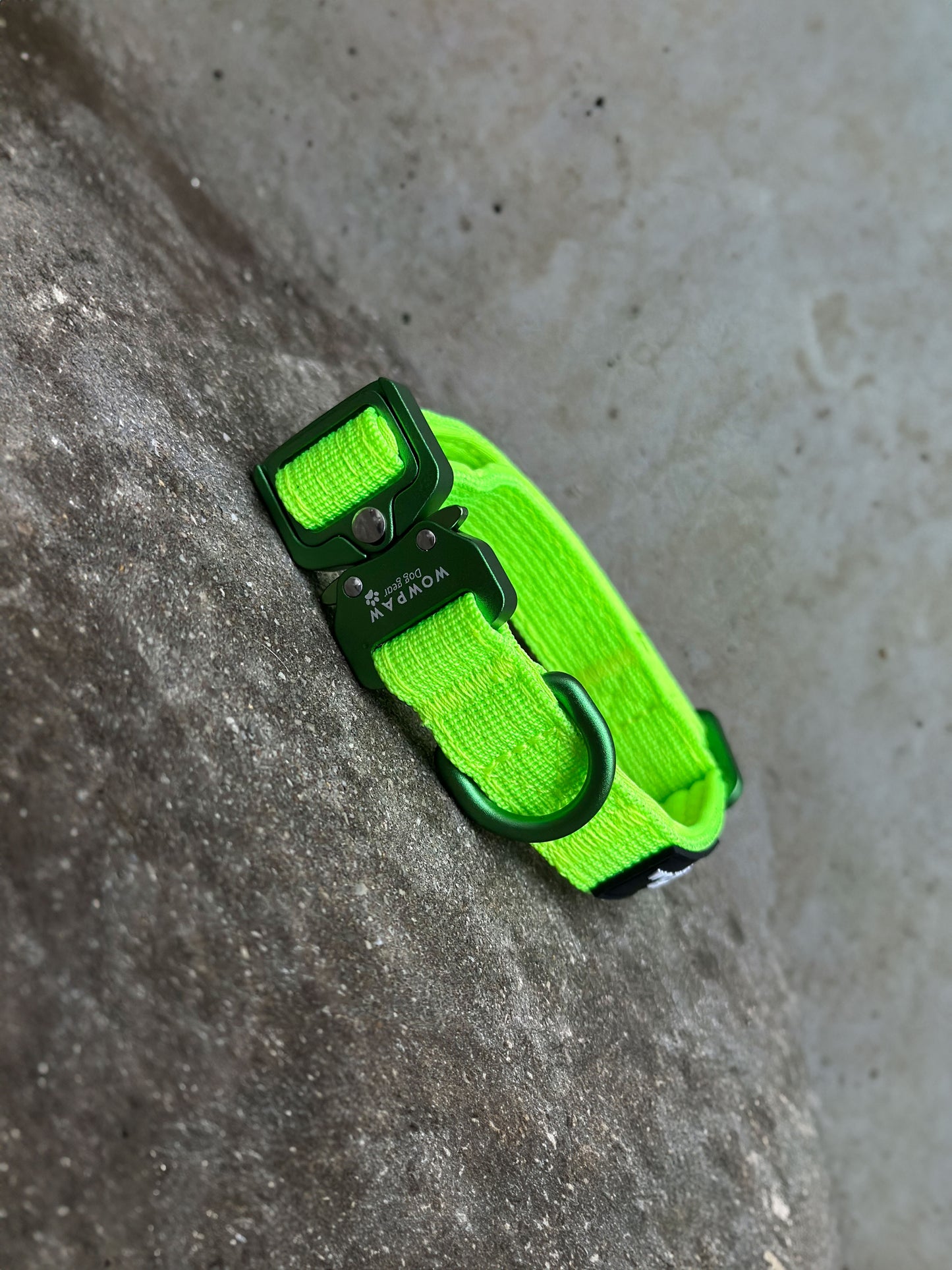 Obroża taktyczna dla psa ULTRA LIGHT Neon Green Edition XS