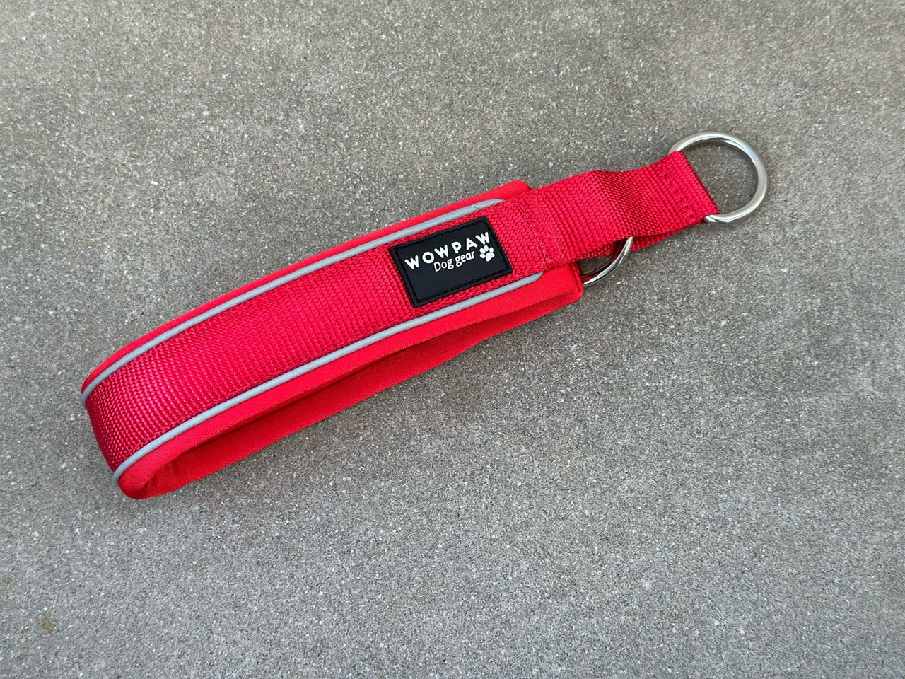 Collare per cani tattico di alta qualità 2,5 cm arancione neon taglia XS