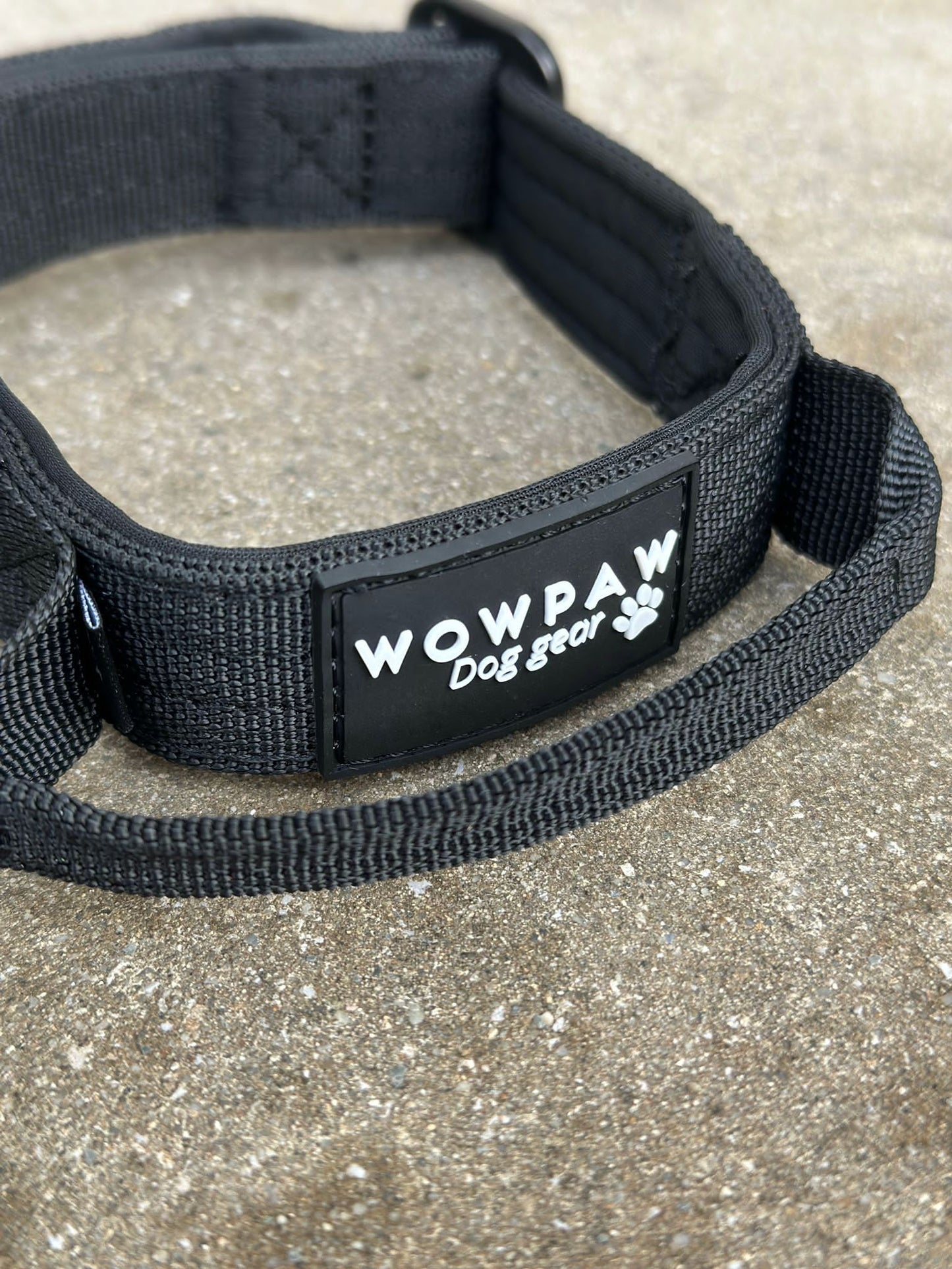 Wysokiej jakości taktyczna obroża dla psa XS 2,5 cm Czarna