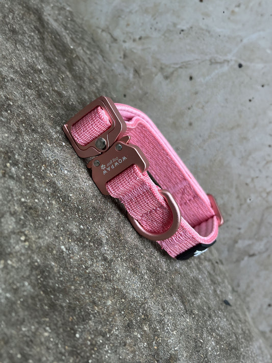 Obroża taktyczna dla psa ULTRA LIGHT Pink Edition XXS